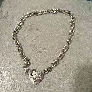 Heart tiffany chain